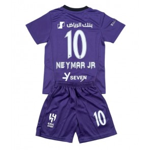Al-Hilal Neymar Jr #10 Dětské Alternativní dres komplet 2024-25 Krátký Rukáv (+ trenýrky)